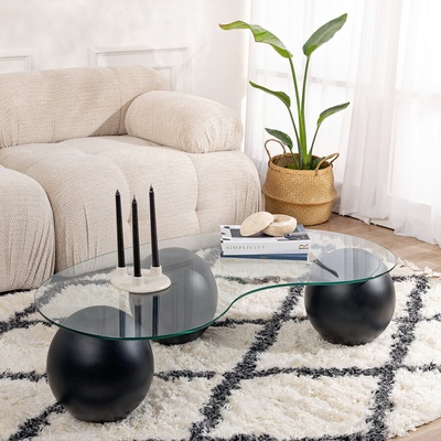 ASG Sphere - дизайнерска стъклена маса за кафе (8684283100019)