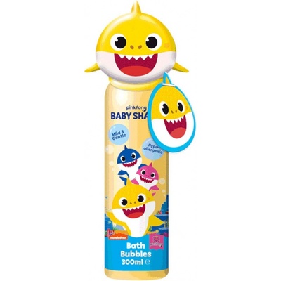 Pinkfong Baby Shark pena do kúpeľa + hračka žltá 300 ml