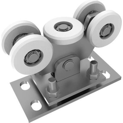 Umakov Vozík nosný Zn+NYLON, profile 70x70mm H/34-4-70x70-NYLON