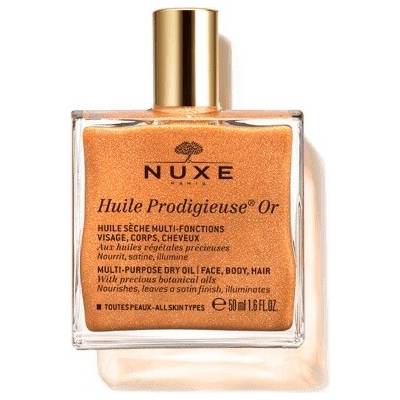 Nuxe Huile Prodigieuse Or 50 ml suchý olej se třpytkami na obličej a tělo