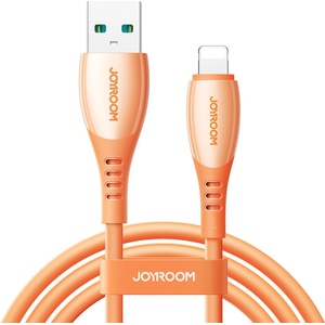 JOYROOM Кабел Joyroom S-A59 Vibrant Series 3A USB-A - Lightning 1.2 м - оранже (S-A59)