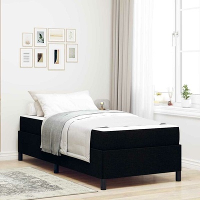 zahrada-XL 3398831 Postel s boxspringem Černá a černá