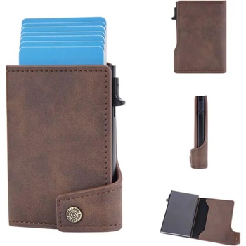 HARAHU Wallet no-36221 - Тъмно кафяво kp36221 (no-36221)