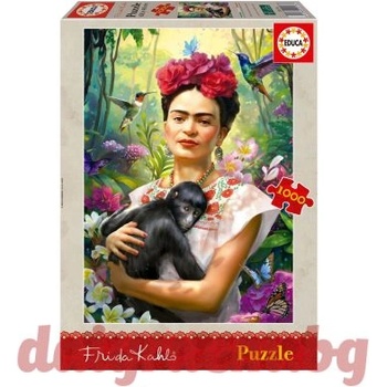 Educa Пъзел educa 20176 - 1000 части - Градината на живота, Фрида Кало (edu20176)