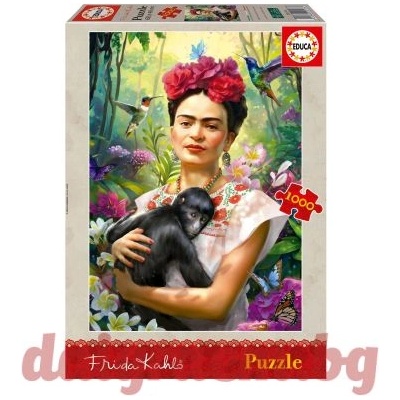 Educa Пъзел educa 20176 - 1000 части - Градината на живота, Фрида Кало (edu20176)