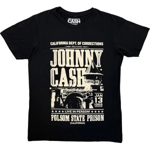 Johnny Cash Prison Poster Carbon Black XL Риза (JCCBN28MB04)
