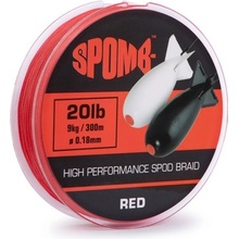 Spomb Šňůra Braid Red 300m 0,18mm 9kg