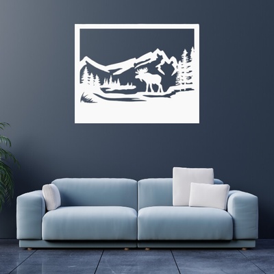 Obraz - los v prírode Veľkosť rámu: 36x29cm