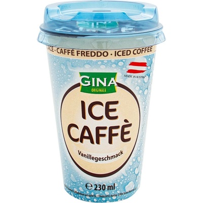Gina Ledová káva s příchutí vanilky 230 ml