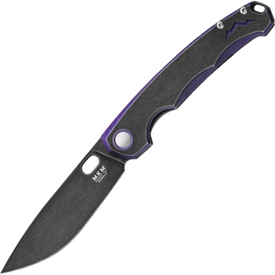 MKM ECLIPSE CPM MAGNACUT Stonewashed Titanium Linerlock MK EL-PRBKD