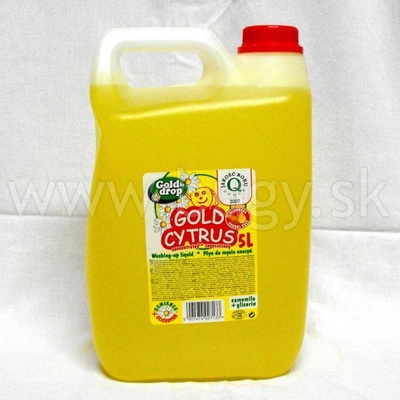 Gold drop Gold Cytrus prostriedok na umývanie riadu Harmanček 5 l