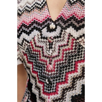 Missoni Рокля Missoni в бежово дълга разкроена DS25SG1J. BR00ZV (DS25SG1J.BR00ZV)