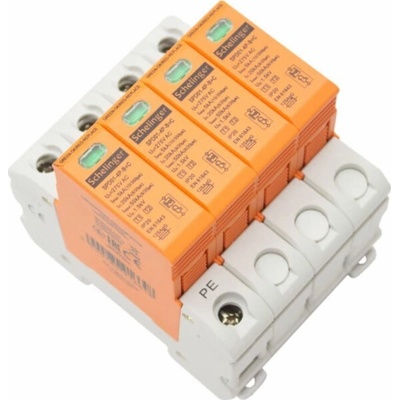 Bemko Přepěťová ochrana 4P 5kA Třída T1+T2 (B+C) SCHELINGER A51-SPD01-4P-B+C