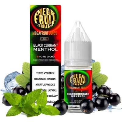 Megafruit Juice Blackcurrant Menthol 10 ml 20 mg