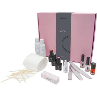 NaniNails Peel Off NaniNails Orange sticks nástroj na úpravu nechtového lôžka 10 ks + NaniNails Premium 180/240 pilník na nechty 1 ks + NaniNails NANI 100/100 štvorstranný leštiaci blok na nechty 1 ks