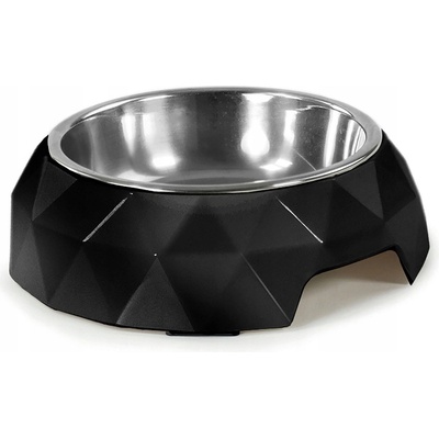 Jedna plastová miska Record čierna 0,7 l