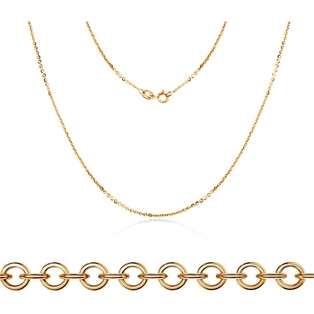 SAVICKI Синджирче Savicki 1, 4 мм: злато 585, Rolo