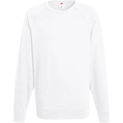 Fruit of the Loom COTT | FOL | Лек суитшърт Raglan, бял, XXL (16213800105)