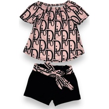 New Collection dievčenské ružový komplet růžová
