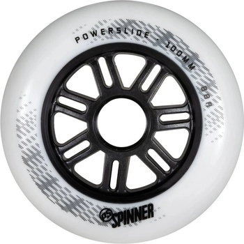 Powerslide Spinner White 100 mm 88A 3ks