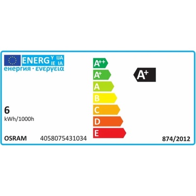 Osram LED žárovka , P45, E27, 5,5 W, 470 lm, 2700 K