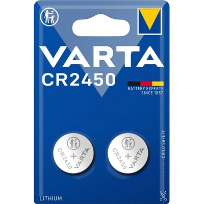 VARTA Батерия с копче varta cr2450 1бр/блистер 6450101402 (6450101402)