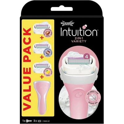 Wilkinson Sword Intuition Variety Edition + 3 ks hlavic