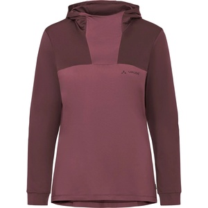 Vaude Дамска фланелка с дълъг ръкав за колоездене Vaude Women's Qimsa Hoody Cycling jersey - Ruby Dusk - размер 44 (EU) (156-2697-0315)