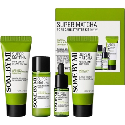 Some By Mi Super Matcha Pore Care Starter Kit - Комплект за грижа за порите