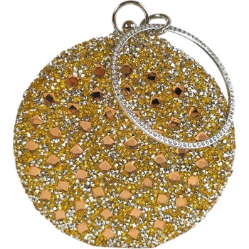 Златна кръгла чанта - Alila