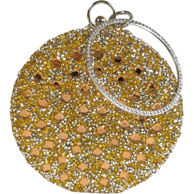 Златна кръгла чанта - Alila