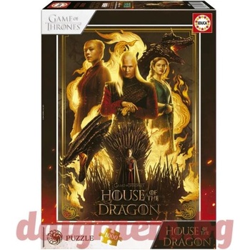 Image 1 of Educa Пъзел educa 19574 - 1000 части - Къщата на Дракона (edu19574)