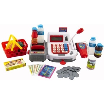 Teddies Цифрова каса с аксесоари на батерии със звук и светлина