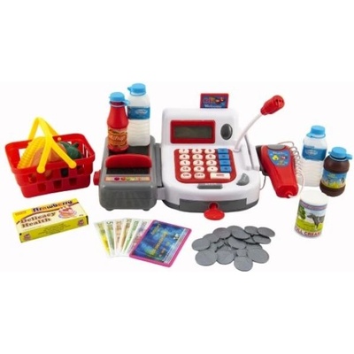 Teddies Цифрова каса с аксесоари на батерии със звук и светлина