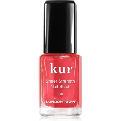 Londontown Kur Sheer Strength Nail Blush spevňujúca a rozjasňujúca tónovaná starostlivosť na nechty Poppy 12 ml