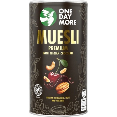 OneDayMore čokoládové musli 0,5 kg