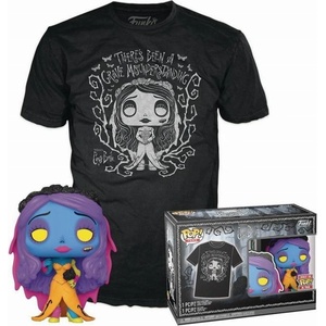 Funko Pop! Tim Burton's Corpse Bride Emily Blacklight And T Shirt M