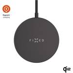 FIXED MagPad Slim Qi2 MagSafe безжично зарядно устройство черно FIXMPADS-BK (FIXMPADS-BK)