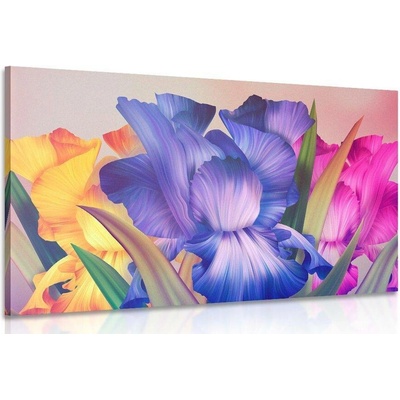 Obraz květinová fantazie - 120x80