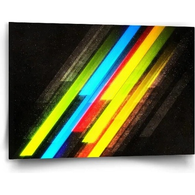 Sablio Obraz Pruhovaná abstrakcia - 90x60 cm
