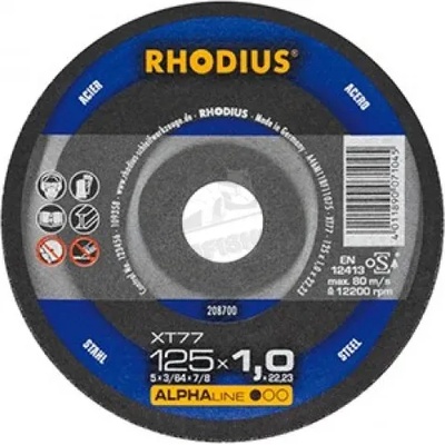 Rhodius Диск за рязане на метал 125x1 RHODIUS (125x1)