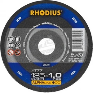 Rhodius Диск за рязане на метал 125x1 RHODIUS XT77 (125x1)