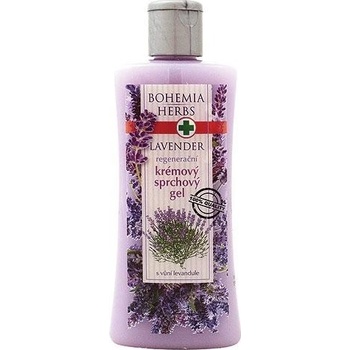 Bohemia Herbs Lavender regenerační krémový sprchový gel 250 ml