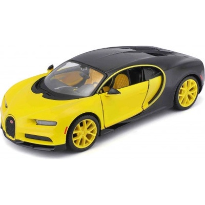 Maisto Bugatti Chiron Žlutá 1:24