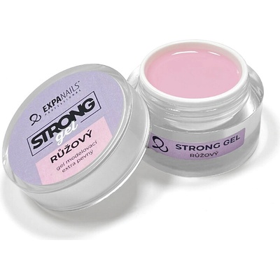 Expa nails Uv Led modelovací gel strong růžový 50 g