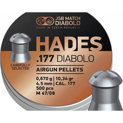 Diabolky JSB Hades 4,5 mm 500 ks