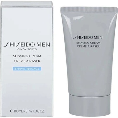 Shiseido Men Shave хидратиращ и успокояващ крем за бръснене за мъже 100 мл