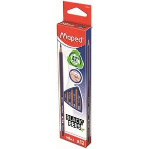 Maped Графитен молив, HB, триъгълен, MAPED "BlackPeps Navy" 850821 (850821)