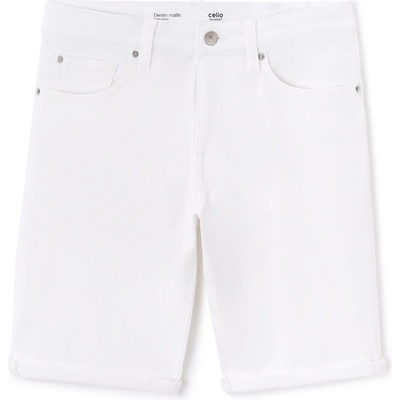 Celio Дънкови къси панталони Boknitbm 30 Celio Celio | Byal | МЪЖЕ | XL