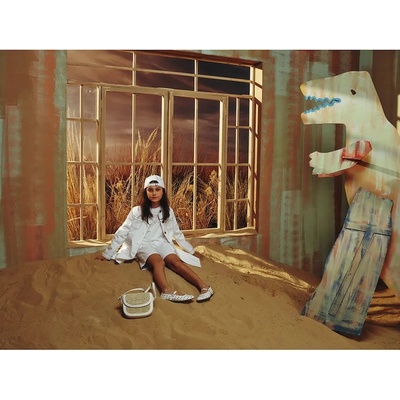 Marni Детска чанта Marni MW113F RAFFIA EFFECT SMILE BAG BAGS (M01828.M00WR)